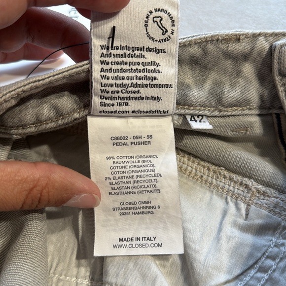 Closed Gray Relaxed Pedal Pusher Jeans Size Small - Picture 7 of 16